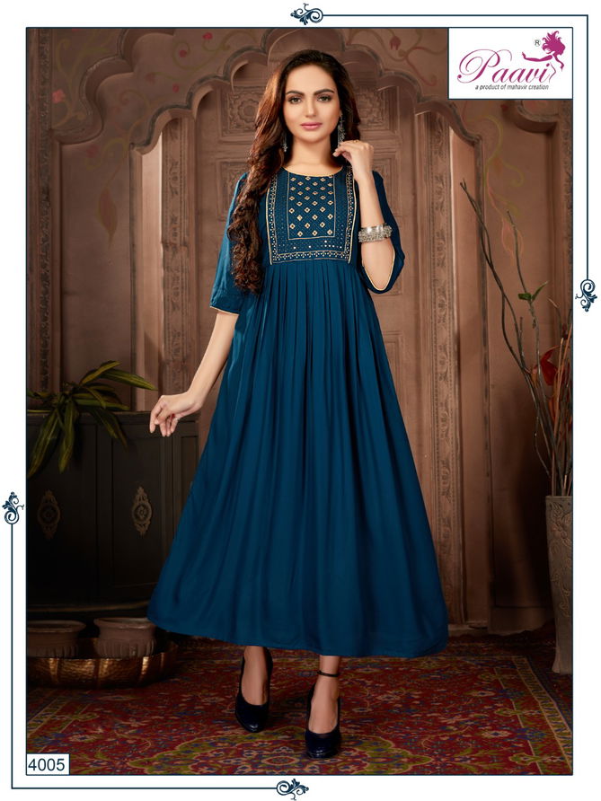 Paavi Falak 4 Ethnic Wear Wholesale Designer Kurtis